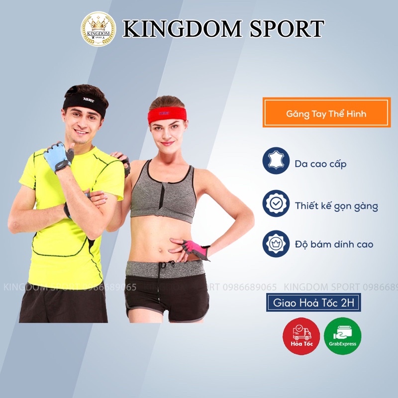 Găng Tay Thể Hình, Bao Tay Hỗ Trợ Tập GYM Chính Hãng AOLIKES KINGDOM SPORT  (1 Đôi)