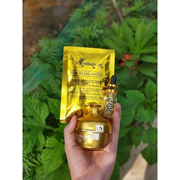 SÉT TẨY TẾ BÀO CHẾT LÀM SẠCH DA NCOLLAGEN  CHÍNH HÃNG