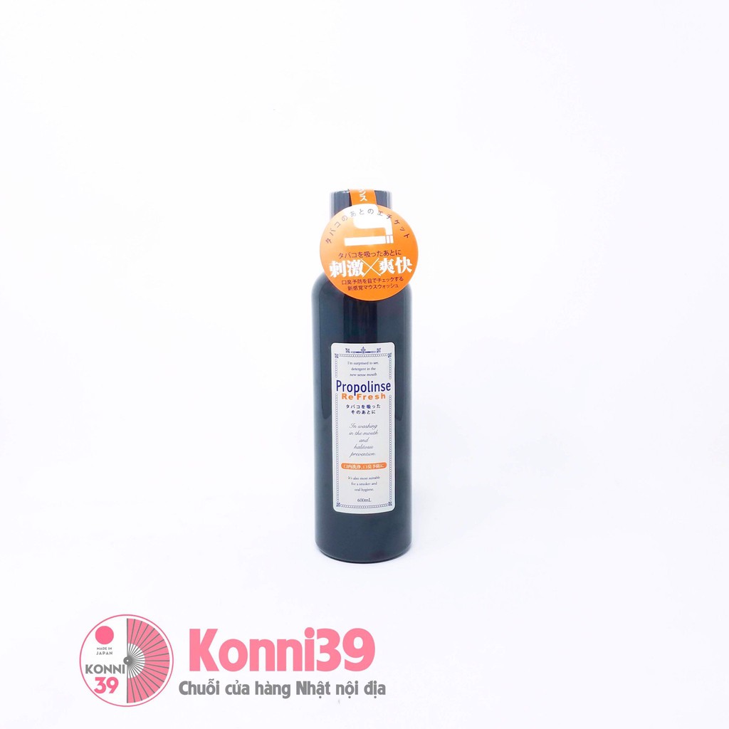 NƯỚC SÚC MIỆNG PROPOLINSE DÙNG CHO NGƯỜI HÚT THUOC LÁ CHAI 600ML - HÀNG NHẬT NỘI ĐỊA
