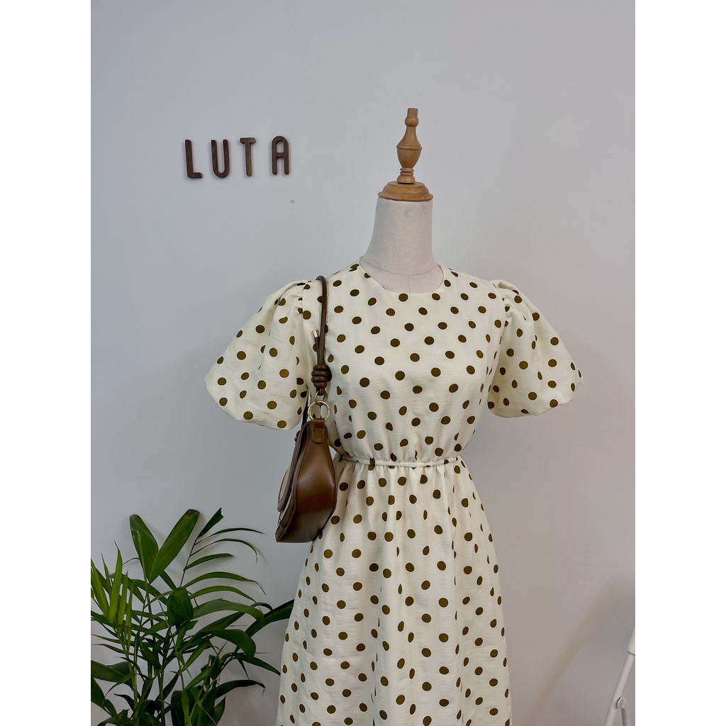 Váy chấm bi freesize