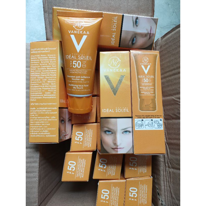 Kem Chống Nắng Vaneka Vychi SPF 50 UVA UVB 50ml