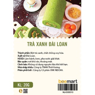 Trà xanh Đài Loan 20g