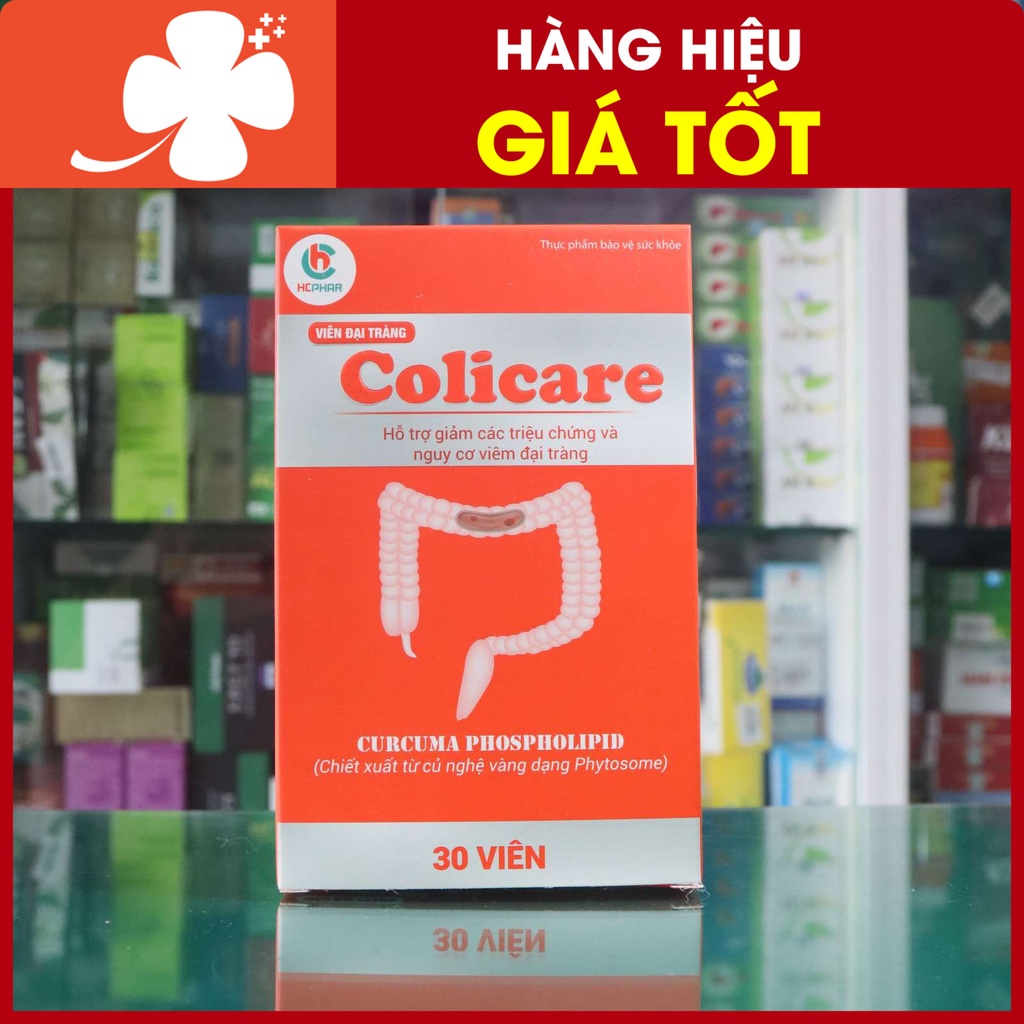 Viên uống Colicare –Hỗ trợ điều trị viêm đại tràng (Hộp 30 viên)