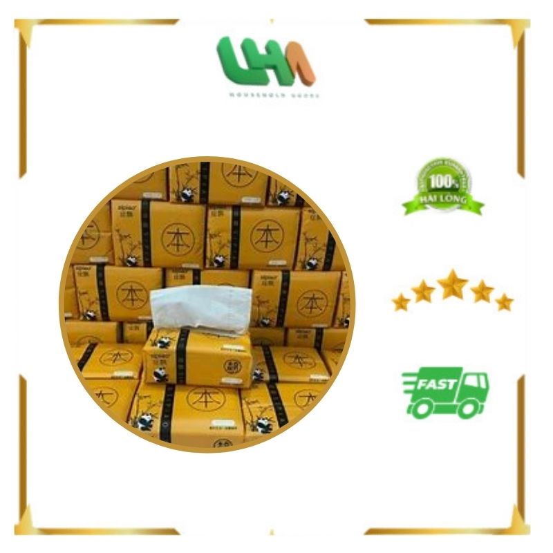 Giấy ăn Sakara cao cấp (1 thùng 30 gói) hàng loại 1 không tẩy siêu dai, thấm tốt giá rẻ