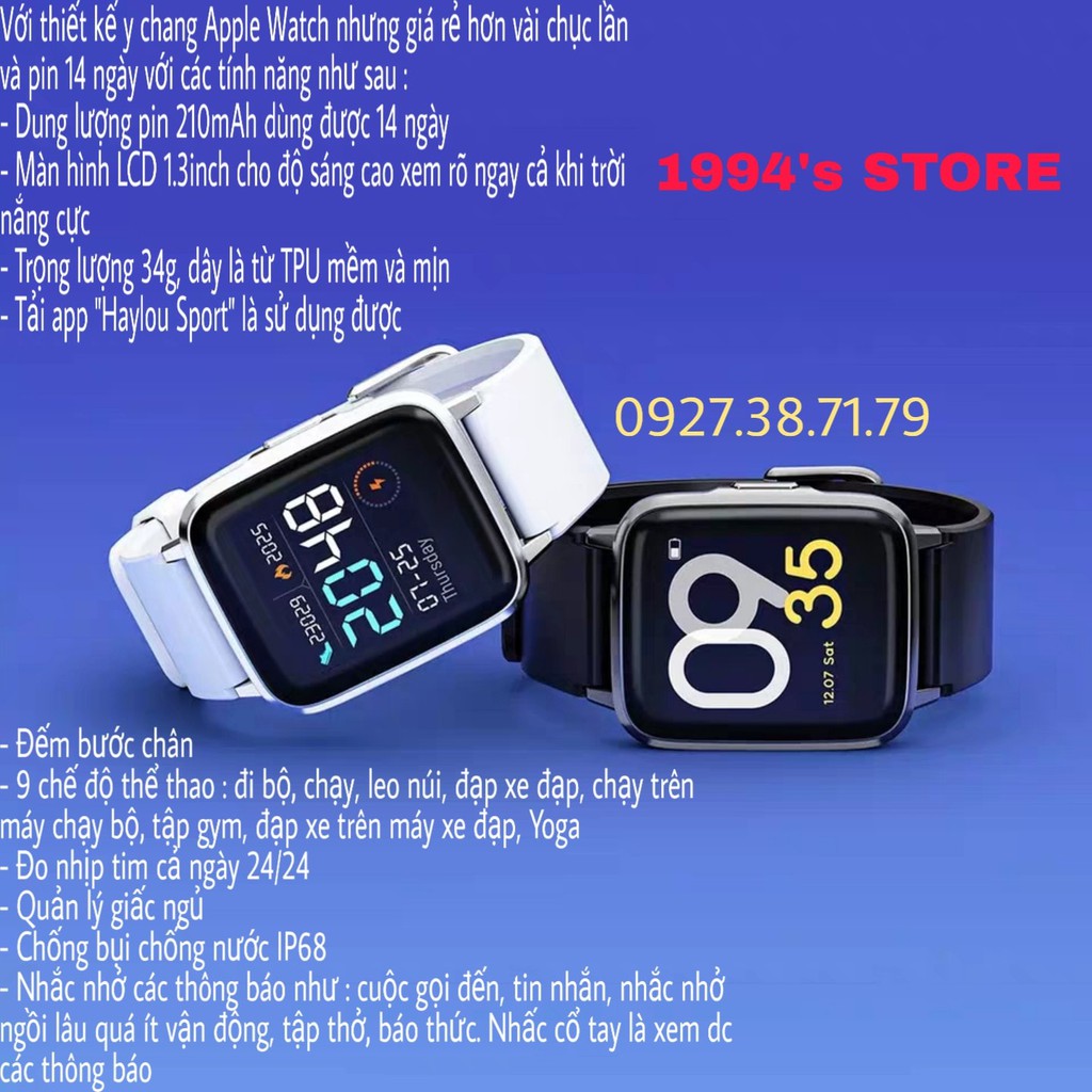 Đồng hồ Thông Minh Xiaomi Haylou LS1 Smart Watch
