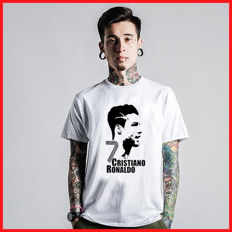 Áo Thun Nam Tay Ngắn In Họa Tiết Chữ CRISTIANO RONALDO ATN2102