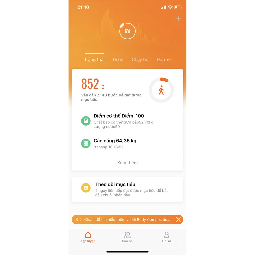 Cân điện tử thông minh XIAOMI Mi Body Fat Weight Tester 2 và Digital Weight Scale 2 phiên bản quốc tế