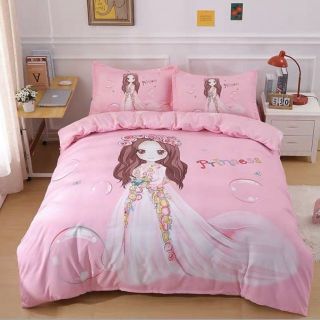 Bộ chăn ga gối cotton tina