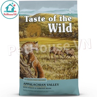 TASTE OF THE WILD APPALACHIAN VALLEY - Túi 500G Thức Ăn Hạt Cho Chó Cỡ Nhỏ Vị Thịt Nai & Đậu Garbanzo Hàng Chính Hãng