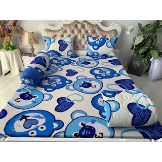 bộ Drap thun Hàn Quốc mẫu con gấu