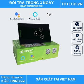 Bộ điều khiển cửa cuốn thông minh Hunonic - Điều khiển cửa cuốn qua wifi, 4g, bluetooth