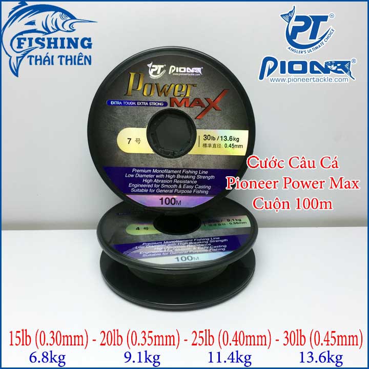 Cước câu cá Pioneer Power Max