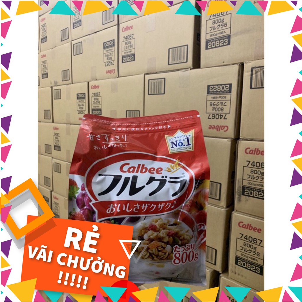 [Date T11/2021) Ngũ cốc Calbee, Ngũ cốc hoa quả Calbee Nhật Bản. | BigBuy360 - bigbuy360.vn