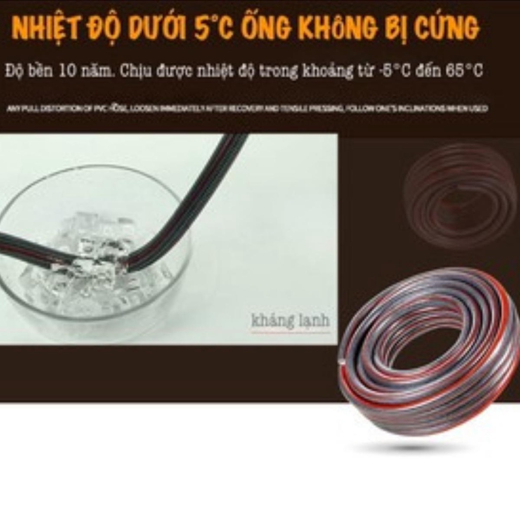Dây ống nước 5 lớp phi 18 Lionking chống gập xoắn, đường kính trong 12.5mm. ngoài 17,5mm Tonydx store