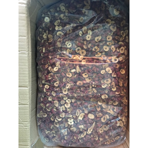 Táo đỏ sấy khô cắt lát không hạt siêu ngon