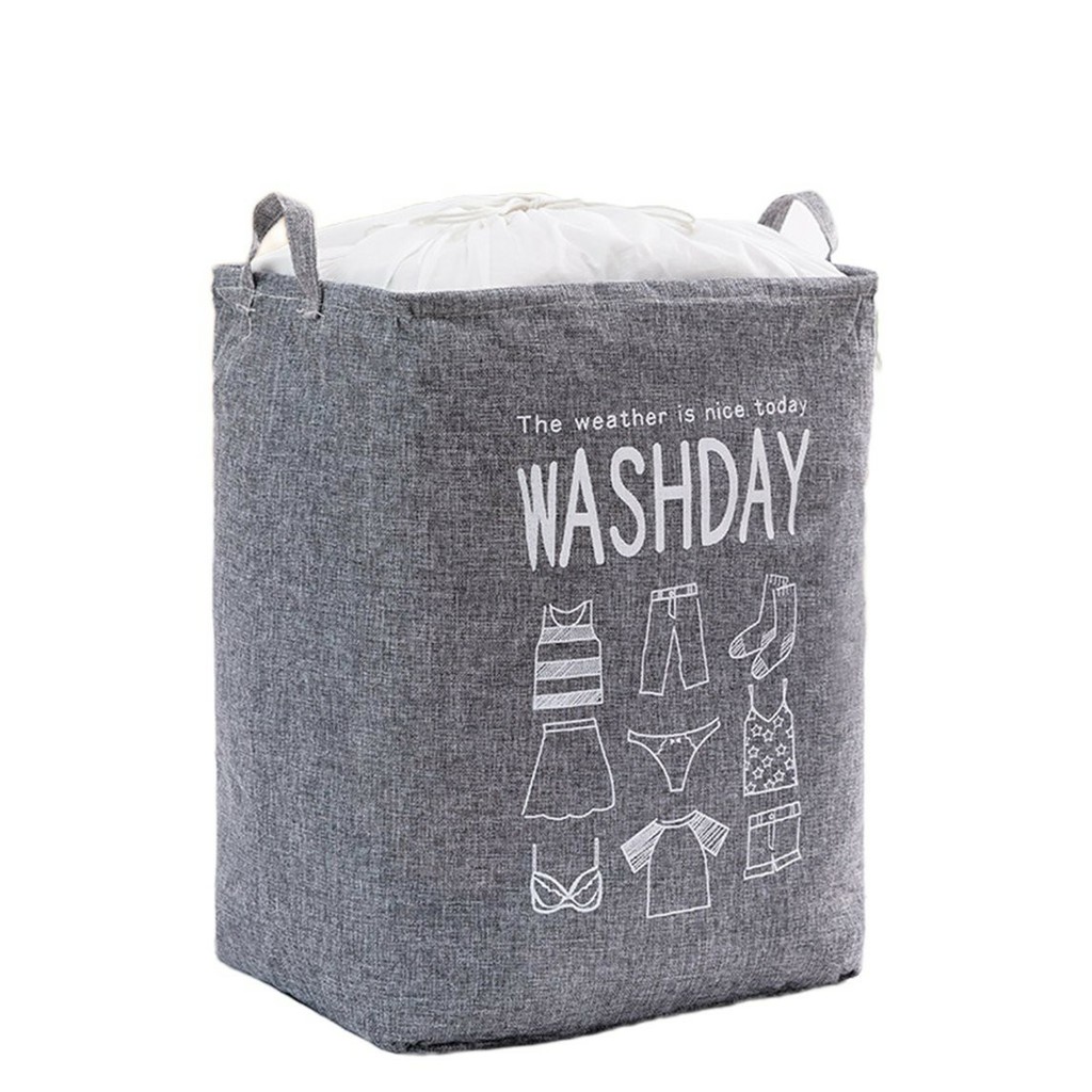Giỏ Đựng Quần Áo Bằng Vải Cỡ LớnDAIQUANGGROUPTúi Đựng Quần Áo Chăn Màn WASHDAY Khung Thép Cứng Cáp Đa Năng