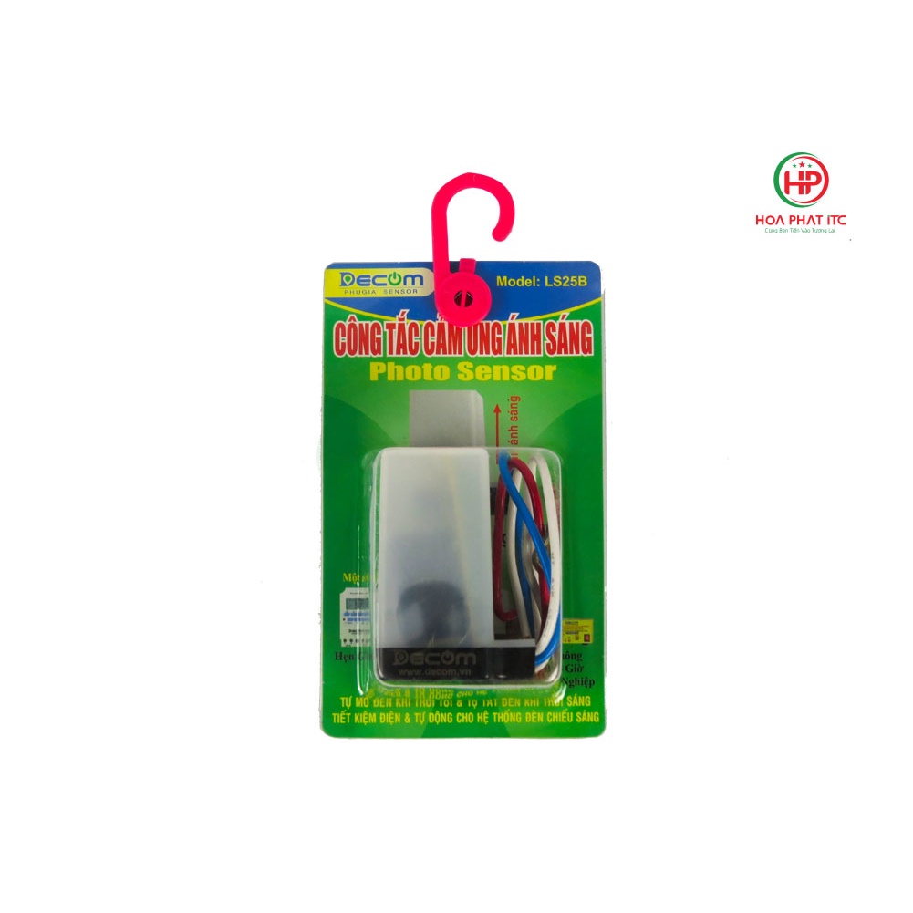Công tắc cảm biến ánh sáng DC-LS25B công suất 2500w