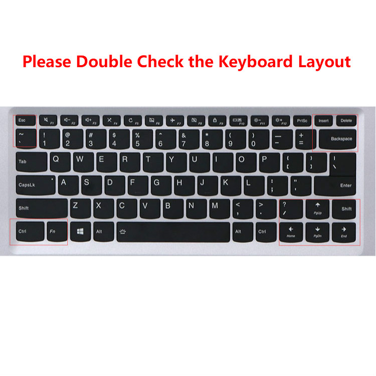 Miếng Dán Bàn Phím Silicon Mềm Siêu Mỏng 14 Inch Cho Lenovo Ideapad 310s 510s V110 710s-14isk