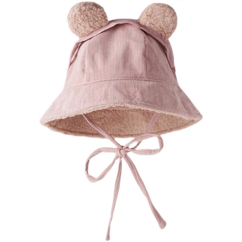 Nón Bucket tai gấu mang hai kiểu.