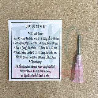 Đục, Dập Lỗ Núm Ty Cho Bé