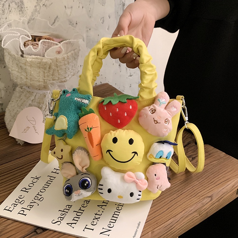 Túi Đeo Vai canvas Cầm Tay Thời Trang 2022 Cho Nữ