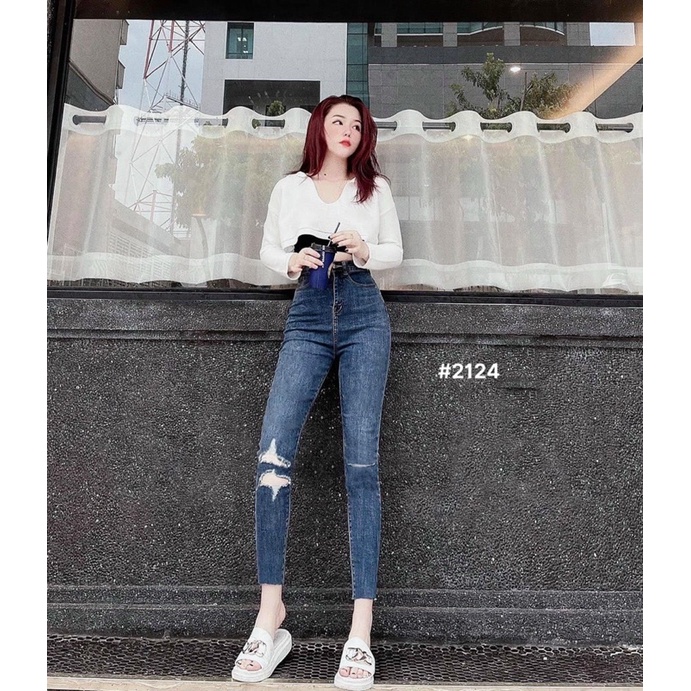 Bigsize 55 đến 90kg Quần Bò Jeans Nữ VNXK TCshopjean Lưng Cao chất Siêu Co Giãn Size Lớn đủ mẫu