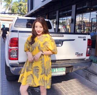 🌸Đầm hoa tay phồng🌸
