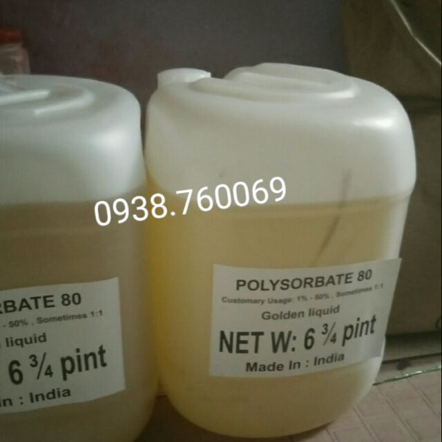 Dung dịch nhũ hóa polysorbate80