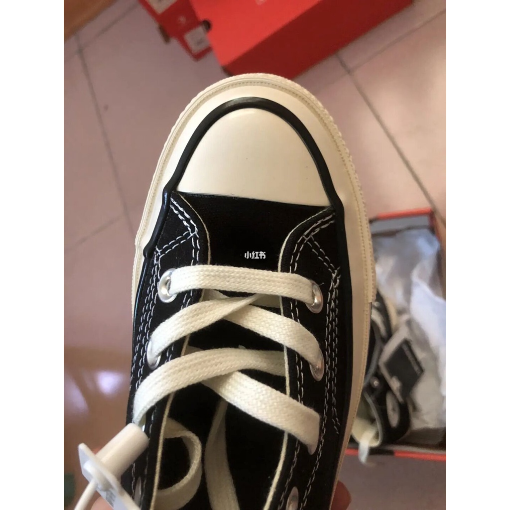 Giày Thể Thao Converse Chuck Taylor Allstar 1970s Màu Đen Cổ Điển # 1563