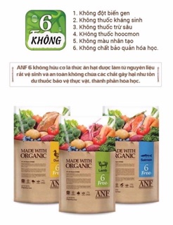 Thức ăn hạt hữu cơ ANF Cho Chó