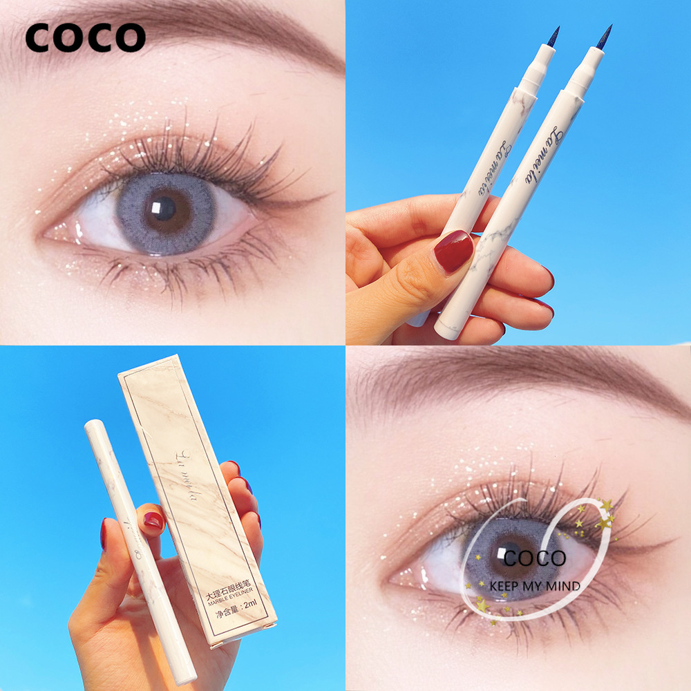 Bao bì bằng đá cẩm thạch, bút kẻ mắt, không thấm nước và khô nhanh, ngòi mịn phù hợp cho người mới bắt đầu | BigBuy360 - bigbuy360.vn