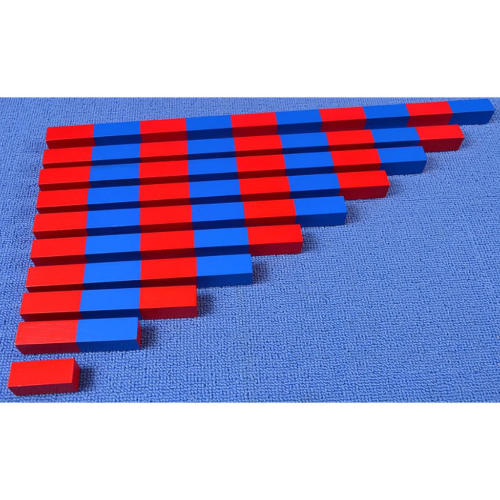 Gậy số loại nhỏ Montessori (Mini Numerical Rods)