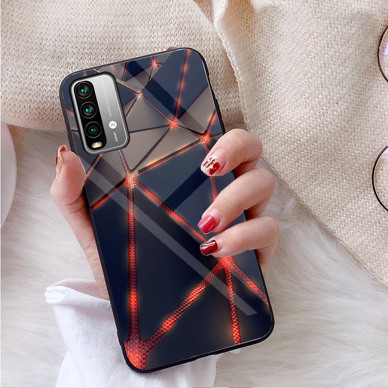 Ốp Lưng XIAOMI REDMI 9T, POCO M3 Mặt kính gương sáng bóng cao cấp