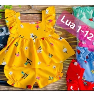 Bộ Quần Áo Lụa Cho Bé Gái