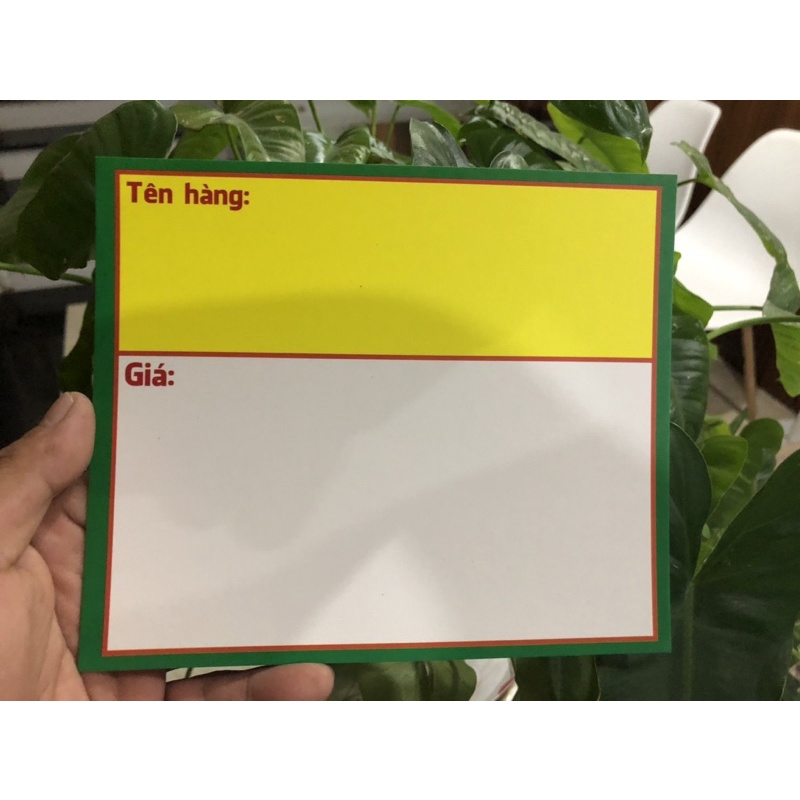 Tấm ghi giá, bảng ghi giá