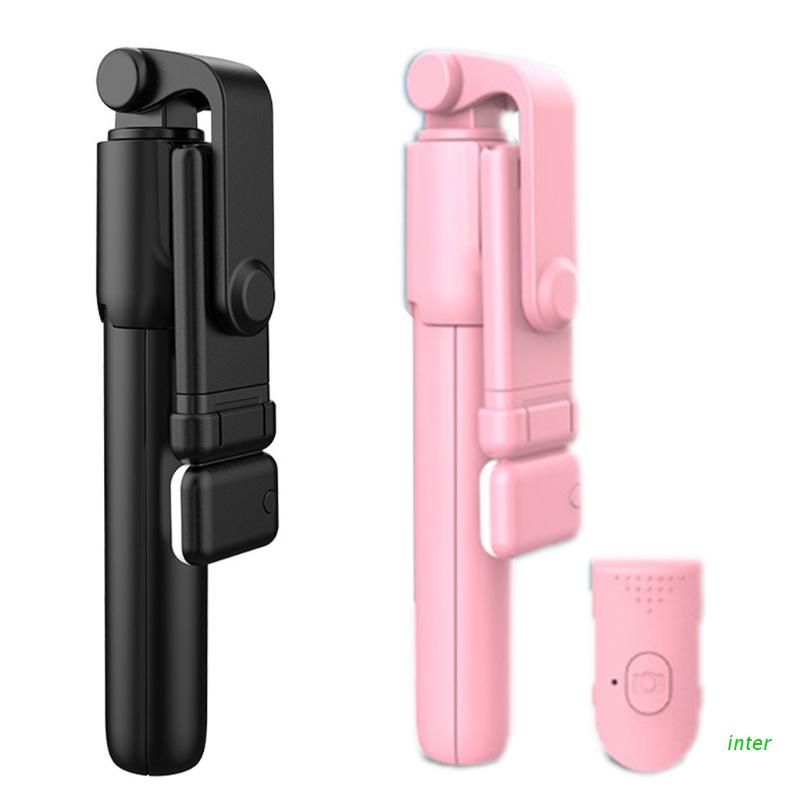 Gậy chụp ảnh selfie không dây có đèn chiếu sáng kích thước gấp gọn điều khiển từ xa tiện dụng