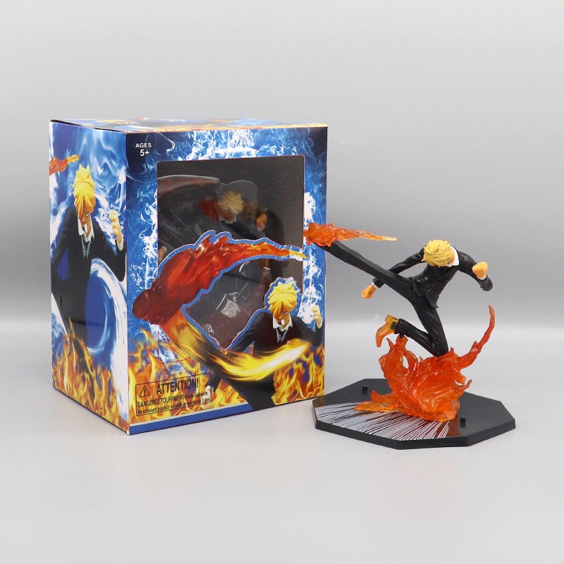 Mô Hình Các Nhân Vật Trong One Piece Luffy ,ACE Hỏa Quyền , Sanij - Có Hộp