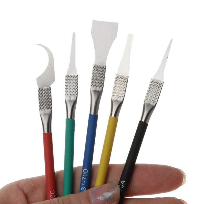 Bộ 5 Dụng Cụ Tháo Gỡ Keo Cho Bo Mạch Chính Bga