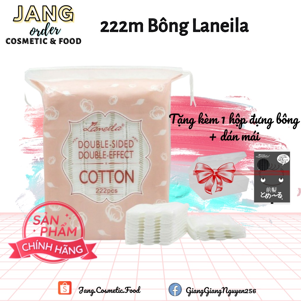 [Jang.CF] 222m Bông tẩy trang Laneila