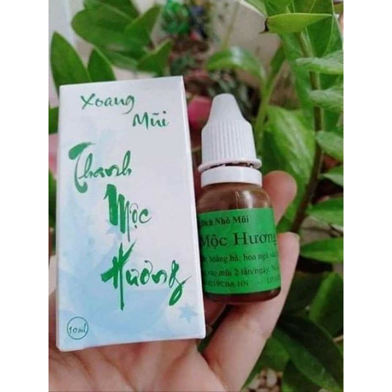 dung dịch nhỏ mũi thảo dược thiêng nhiên thanh mộc hương