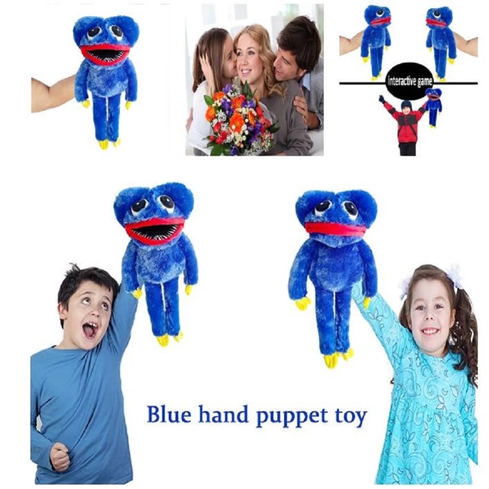 50cm Huggy Wuggy Đồ Chơi Sang Trọng Tay Con Rối Poppy Thời Gian Chơi Huggy Wuggy Tay Con Rối cho Bé Trai và Bé Gái Màu Xanh Đã Sẵn Sàng kho