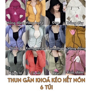 Len gân/ thun gân nón to 6 túi