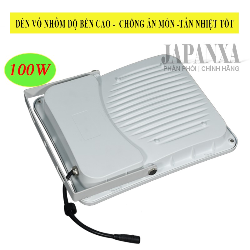 Đèn năng lượng mặt trời JAPANXA SOLAR LIGHT pha led chính hãng công suất 100w chiếu sáng sân vườn,trong nhà,đèn đường