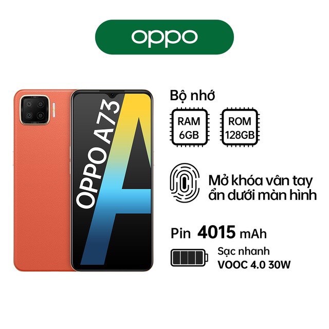 Điện Thoại OPPO A73 2020 (6GB/128GB) - Hàng Mới Nguyên Hộp - Bảo  Hành Chính Hãng OPPO Toàn Quốc