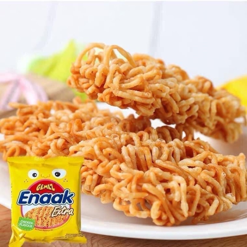Mì ăn liền trẻ em Enaak vàng Hàn Quốc 123k/ 1 hộp 24 gói