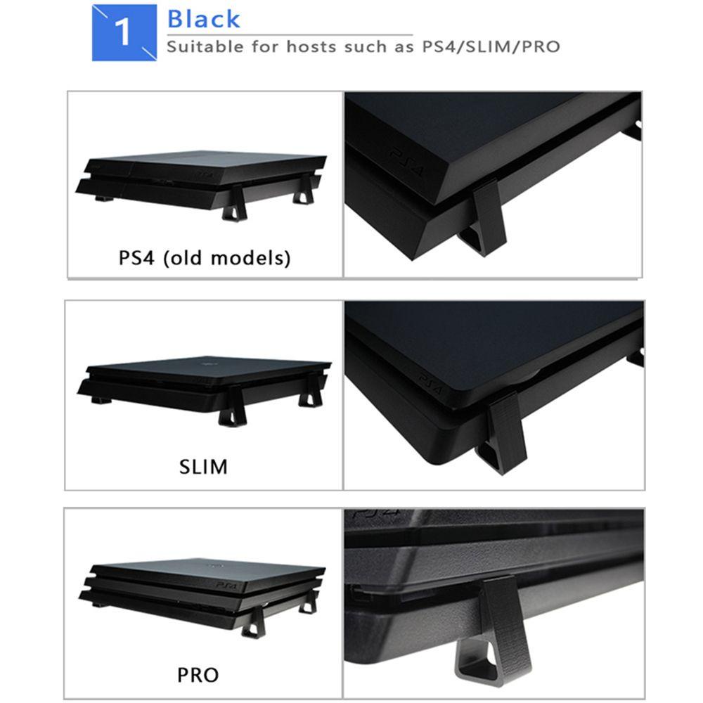 BTLIMER Bộ 4 Đế Nâng Đỡ Máy Chơi Game Sony PlayStation4 PS4 Slim Pro