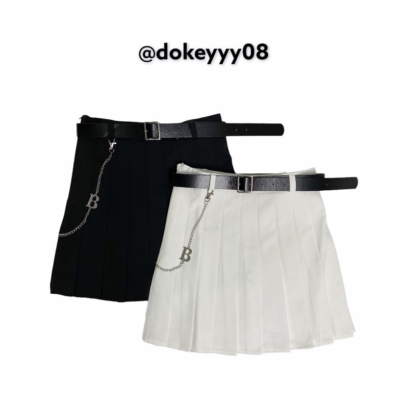 Chân váy xếp ly xích 279 ( ẢNH THẬT + CLIP BY DOKEYYY)