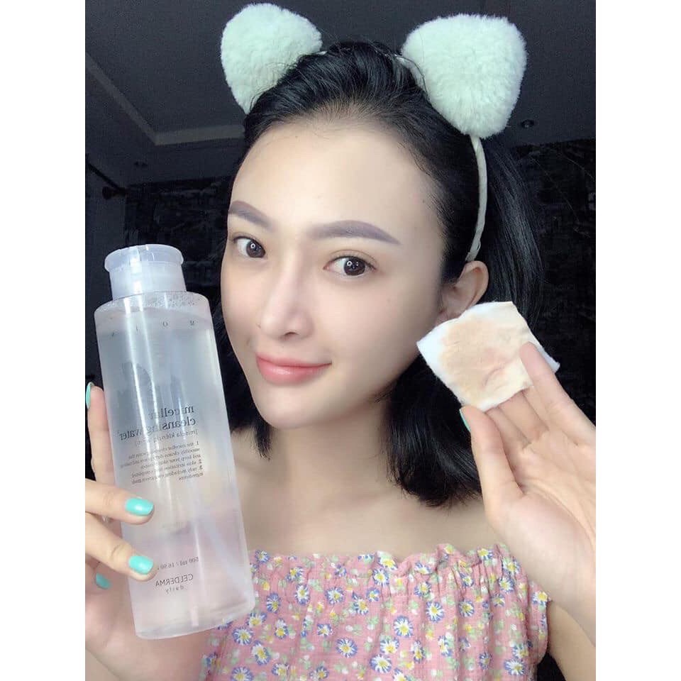 Nước Tẩy Trang Celderma Micellar Cleansing Water Hàn Quốc 500ml