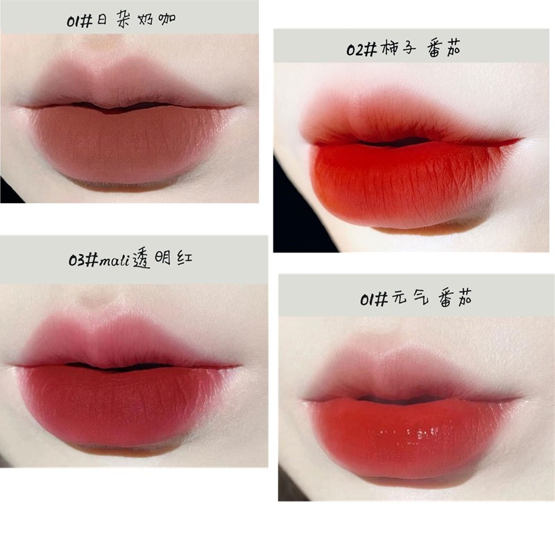(Hàng Mới Về)SET 5 MÀU SON KEM LÌ LIP GLOSS SILKY&LASTING(HERORANGE) | BigBuy360 - bigbuy360.vn