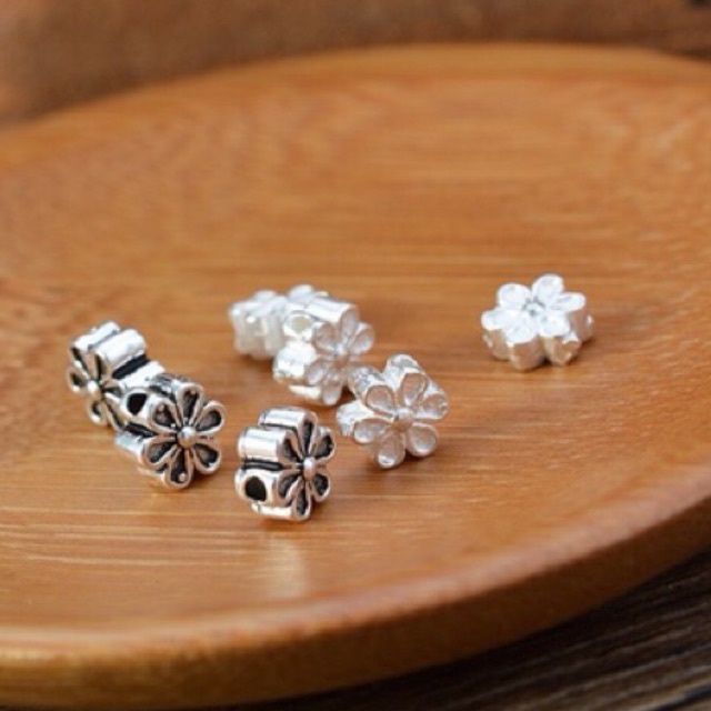 [FREE SHIP] Charm hoa bạc cao cấp cực xinh - Hàng siêu đẹp loại 1 PH352